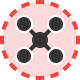 Drohne rot nogps
