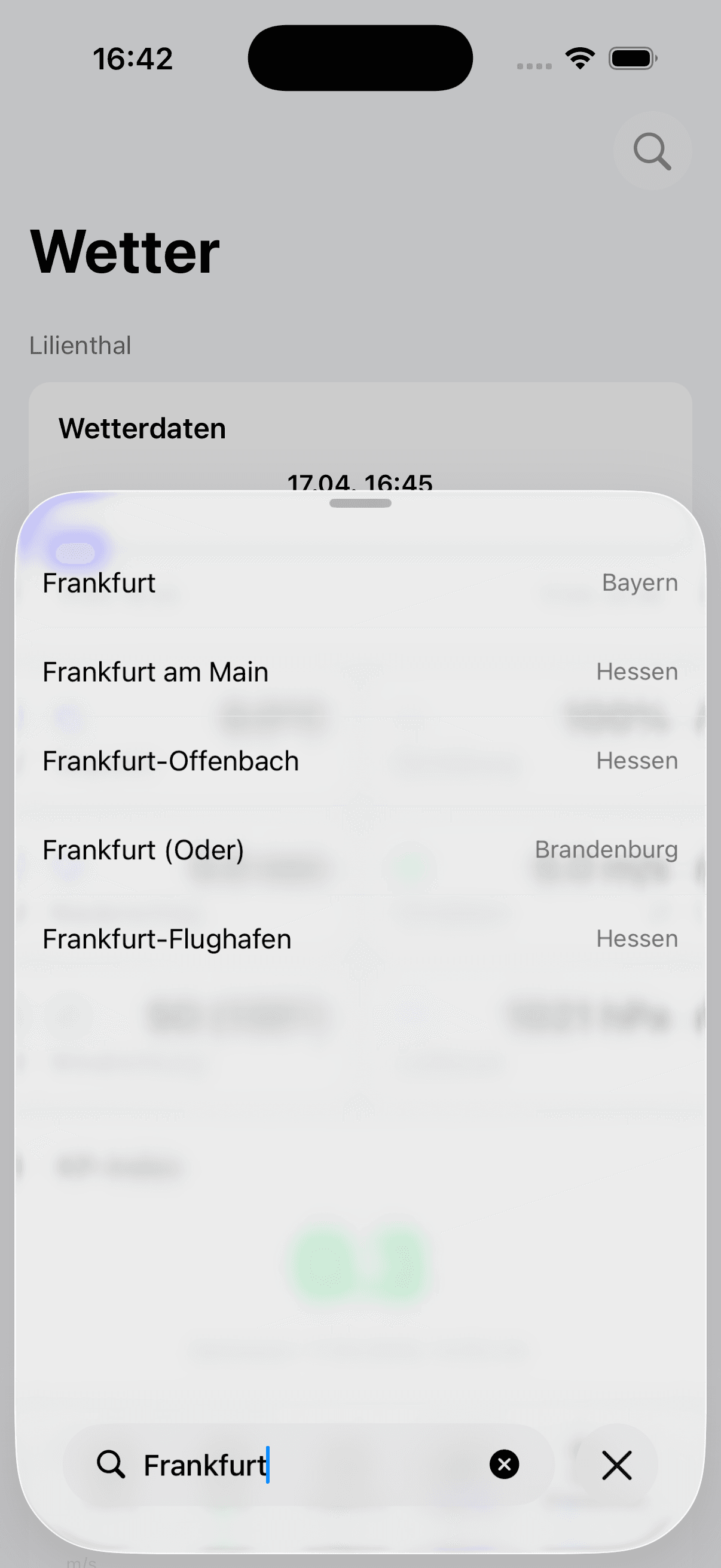 Standort Suche