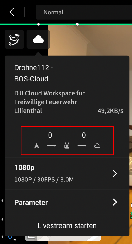 Übertragung abgeschlossen