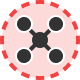 Drohne rot nogps