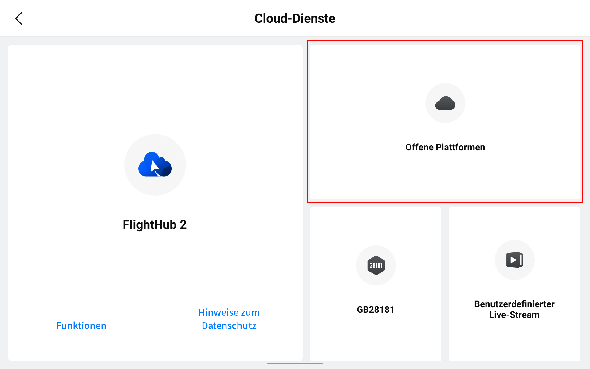 Cloud-Plattformen