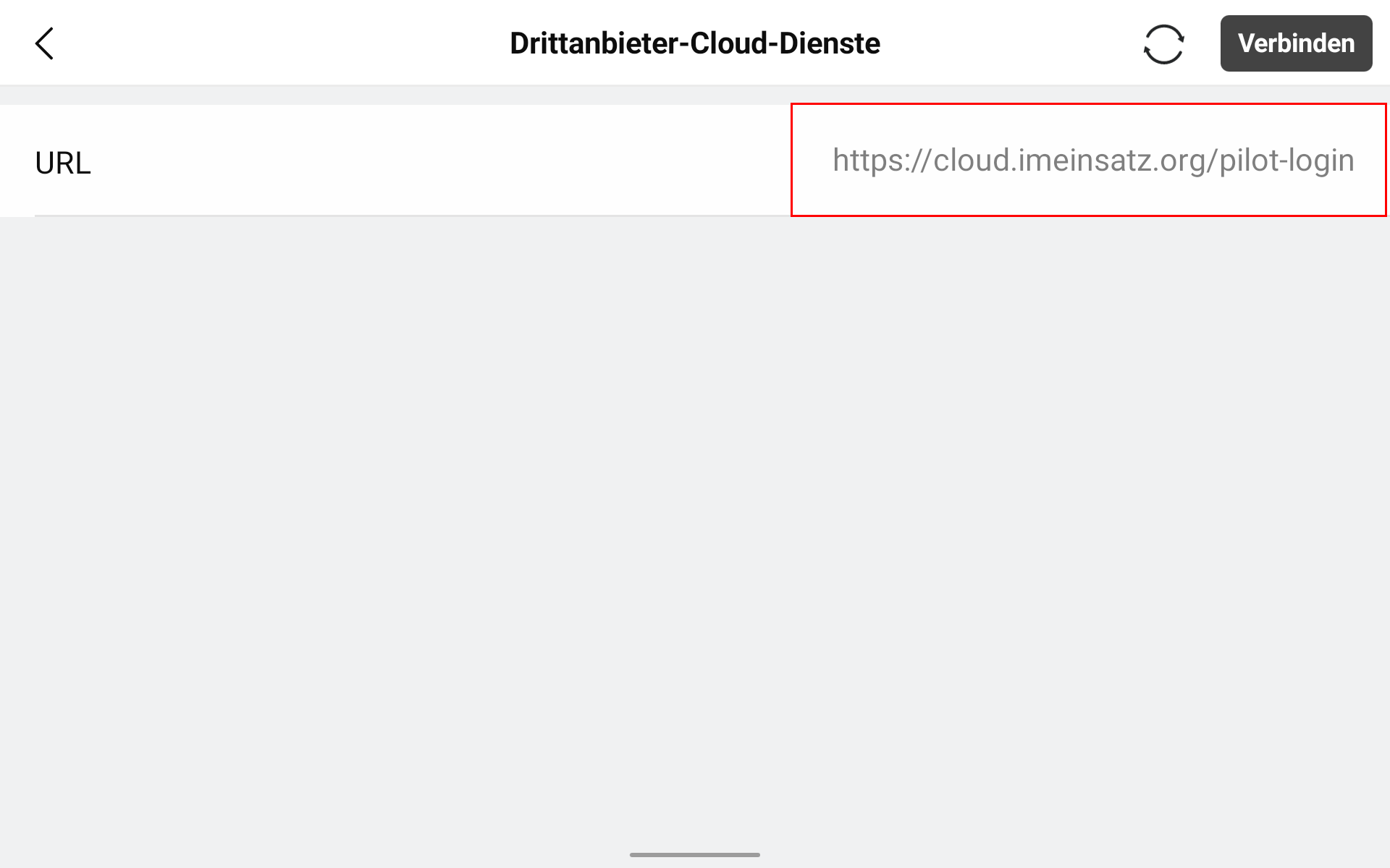 URL eingeben
